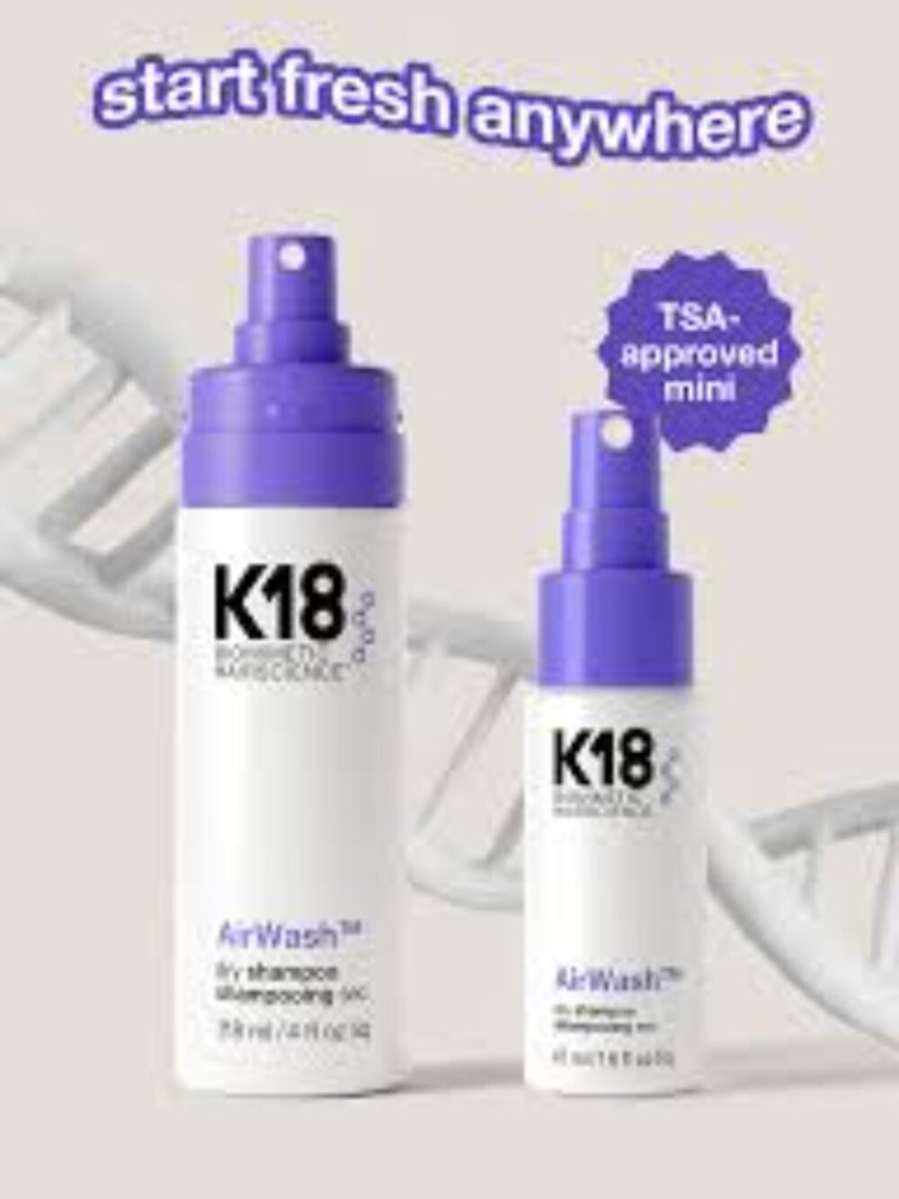 💋**K18 AirWash Dry Shampoo |4 0z. | Non-Aerosol | Balances Scalp Controls Oil - Picture 3 of 3